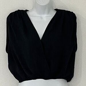 Express Wrap Crop Top Size XS